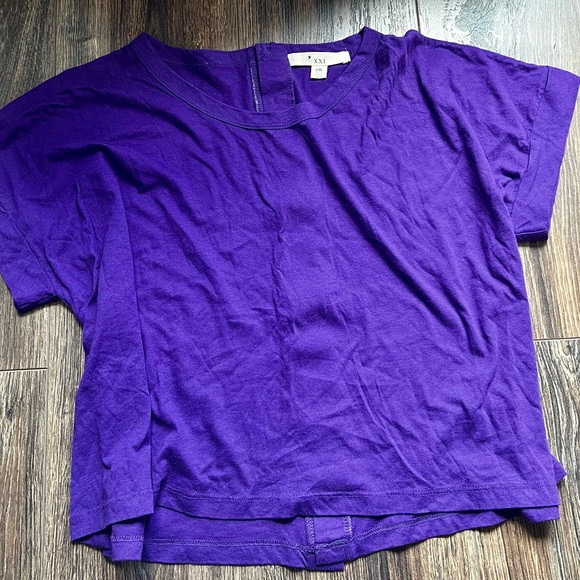 Forever 21 Tops - F21 Purple Tshirt Size L